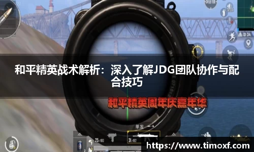和平精英战术解析：深入了解JDG团队协作与配合技巧
